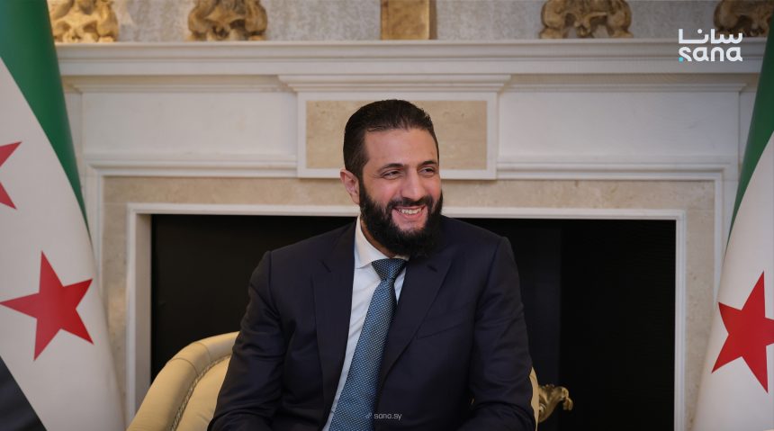 الرئيس الشرع لـ واشنطن بوست: توافق أمريكي على دعم اقتصاد سوريا واستقرارها ووحدة أراضيها