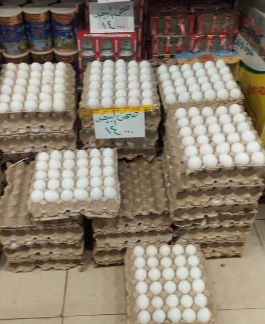 بسعر 14000 التجارة الداخلية تطرح البيض بمواصفات ممتازة  في صالات السورية للتجارة