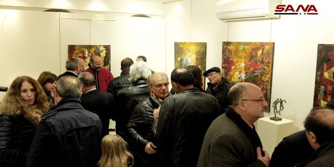 معرض لخمسة فنانين ضمن فعاليات أيام الفن التشكيلي السوري
