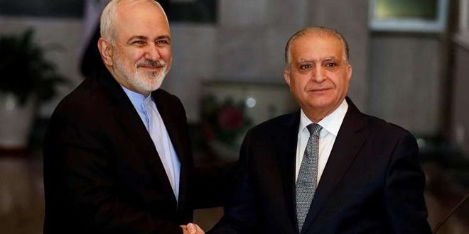 العراق وإيران يجددان دعمهما وحدة الأراضي السورية والعمل المشترك للقضاء على الإرهاب

