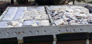 حمص.. ضبط كمية كبيرة من الحشيش المخدر وحبوب «الكبتاغون» في طريقها إلى حلب