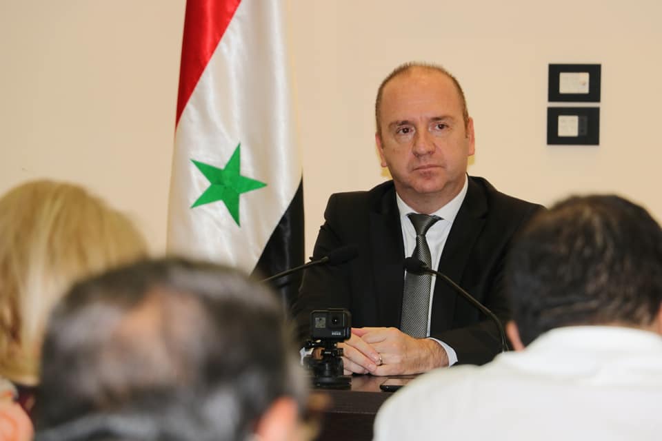 وزير السياحة يلتقي الوفود الإعلامية العربية والأجنبية المشاركة في معرض دمشق الدولي