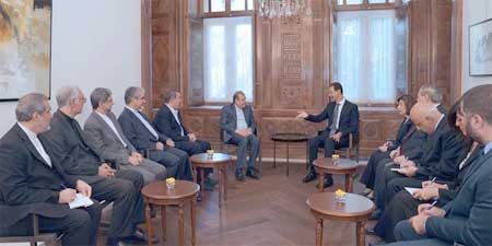 الرئيس الأسد لـ خاجي: مع كل نجاح سياسي وعسكري سيكون هناك محاولات لتعقيد الملفات .. ولكن في الوقت نفسه نحن نزداد قوة وكفاءة