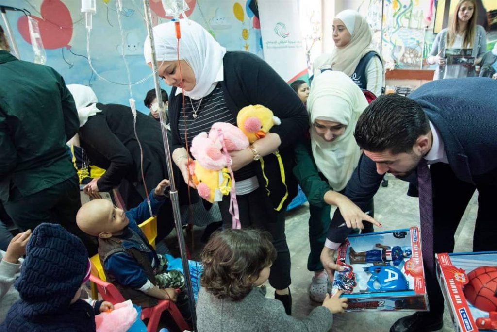بنك سورية الدولي الإسلامي يقيم نشاطاً ترفيهياً لأطفال مرضى السرطان