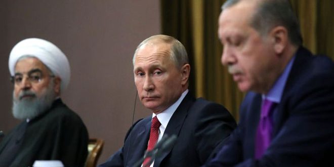 بيسكوف: التحضير لقمة بين رؤساء روسيا وإيران ورئيس النظام التركي