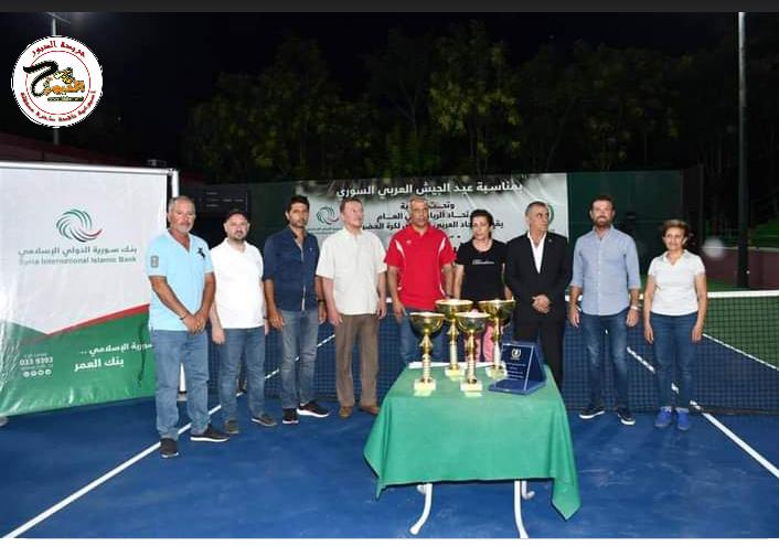 بهدف دعم أنشطة الشباب والرياضة بنك سورية الدولي الإسلامي يرعى ختام بطولة الجمهورية للتنس