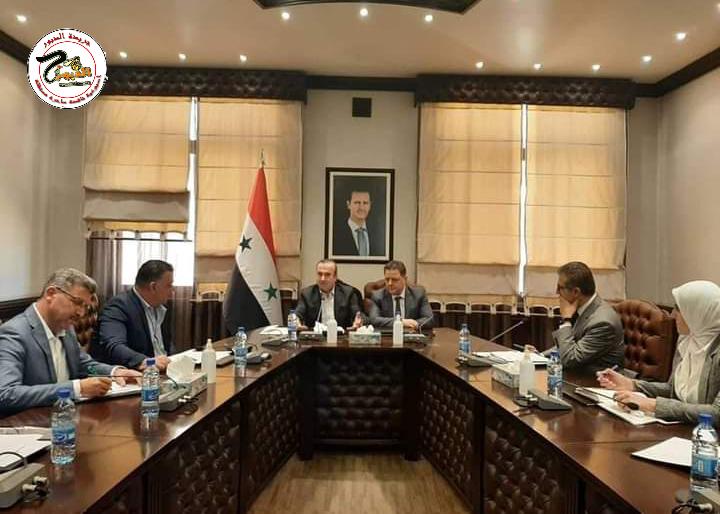 مخلوف يعقد اجتماع لاستعراض مراحل تنفيذ مدينة معارض السيارات بالدوير 