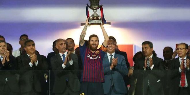 برشلونة يحرز لقب كأس السوبر الإسباني
