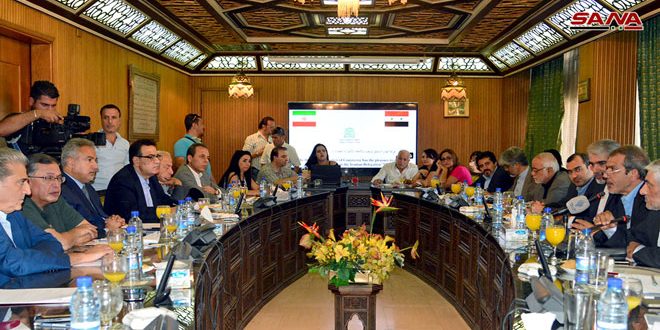 وفد اقتصادي إيراني يبحث في غرفة تجارة دمشق سبل زيادة حجم التبادل التجاري
