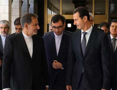 الرئيس الأسد لجهانغيري: الاتفاقيات ومشاريع التعاون بين سورية وإيران تحمل بعدا استراتيجيا وتشكل أساسا اقتصاديا متينا