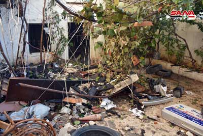 محافظة اللاذقية: حريق وتهدم في أحد المنازل جراء اشتباك بين إحدى الدوريات المشتركة وأحد المطلوبين