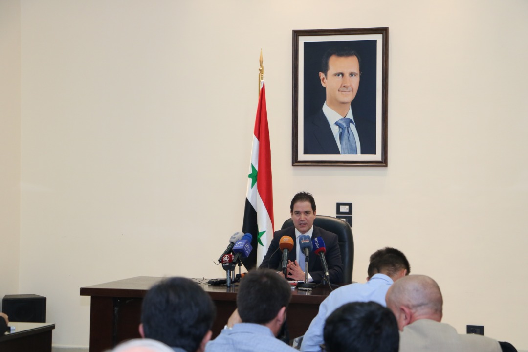 لقاء وزير السياحة الوفود الإعلامية السياحية المدعوة لمعرض دمشق الدولي 